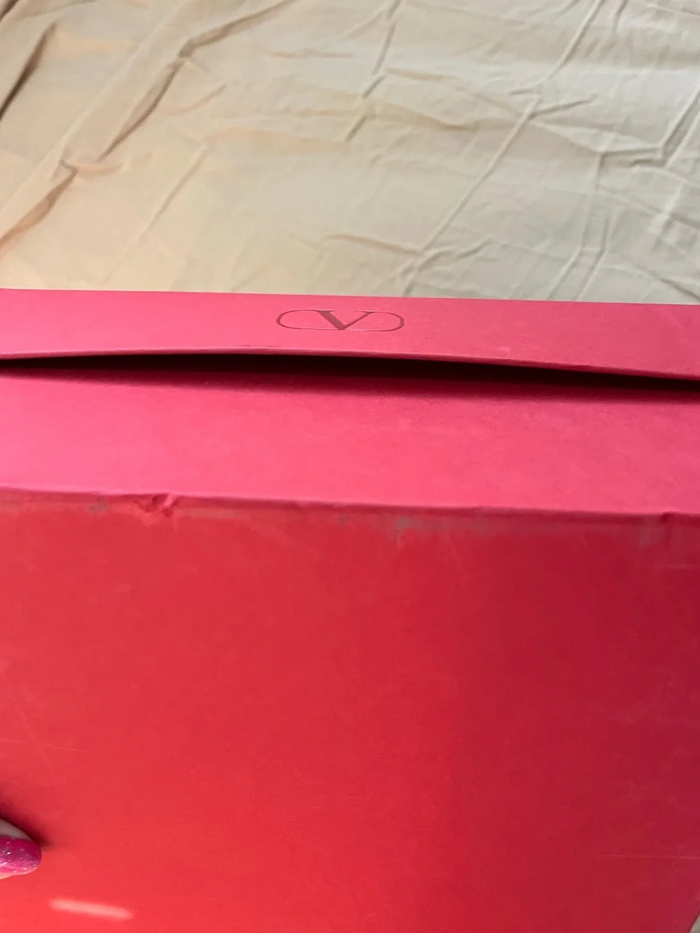 Valentino Garavani Bright Red Embossed Gift Box
